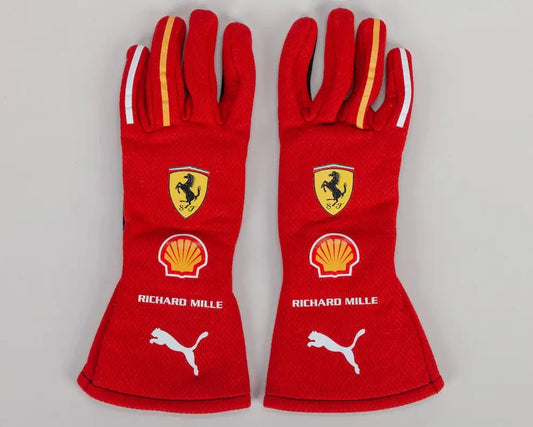 Charles Leclerc 2024 Scuderia Ferrari F1 Driving Gloves Replica