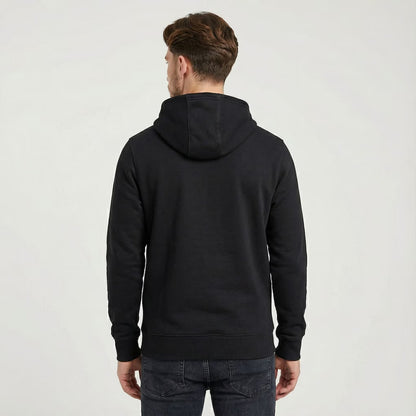 Back view of Formula 1 World Champion graphic hoodie in black